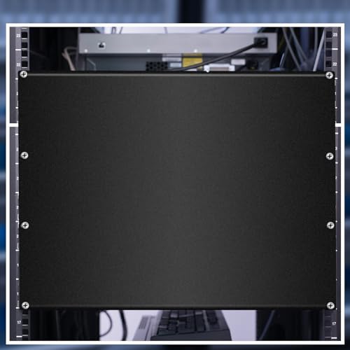 Image of Leinuosen 2 Pcs 8U Blank Rack Panels, 19 in Metal Server Rack Covers