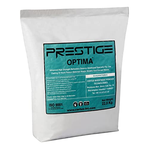 Prestige Optima Investment 49 Lbs Metal Jewelry Making Lost Wax Vacuum Investment Casting Powder Mix