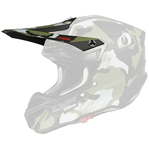 O'NEAL 5 SRS Helmet Camo Visor Black/Green, One Size