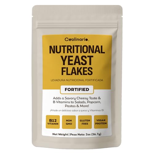 Coolinario Nutritional Yeast Flakes Fortified (56g) Vegan Seasoning