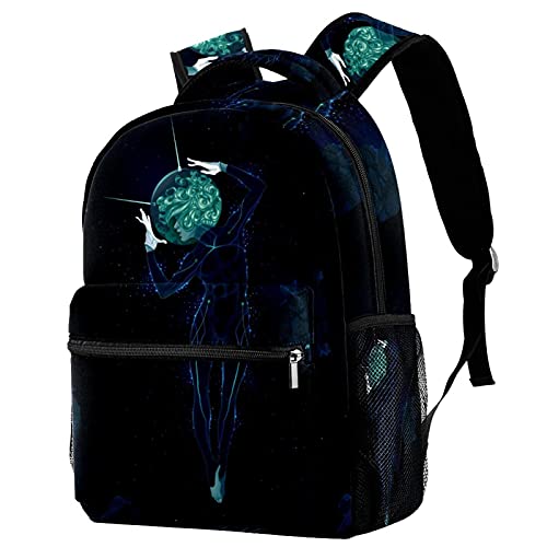 Sac à dos d'écolier ciel étoilé multicolore pour inspirer la créativité des élèves
