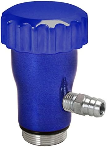 Empi 18-1098 Blue Vented Vw Oil Filler w/Screw On Cap/Fits Air-cooled Vw Engine