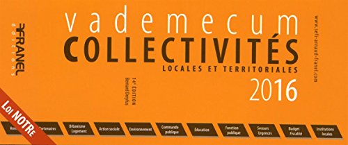 Télécharger Vademecum des collectivités locales et territoriales Livre PDF Gratuit