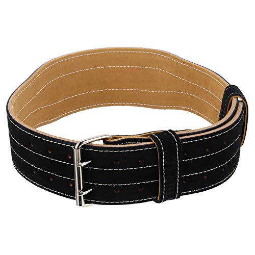 Cinto de couro sintético ajustável para musculação e treino Besportble, para musculação, treinamento