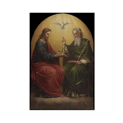 Impression sur toile Holy Trinity Max Furst - Toile deco murale 30x45