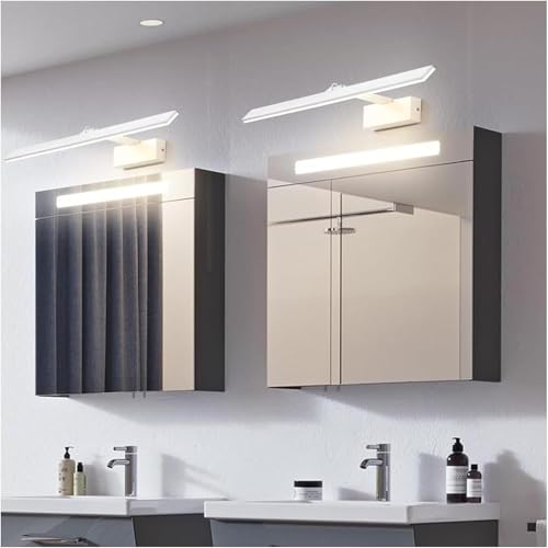 Mirror light led et applique salle de bain orientable 180 aluminium blanc - 4
