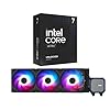 MICRO CENTER CPU AIO Combo - Ultra 7 265K Desktop Processor 20 cores up to 5.5 GHz with MAG CORELIQUID A13 360 CPU Liquid Cooler, Black