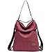 Travistar Borsa Donna, Zaino Donna Di Tela Borsa Tracolla Borsetta Multifunzione sacchetto Grande Borse a Spalla per Lavoro Shopping Viaggio