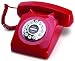 Vintage Telephone - Retro Style ONLY for Landlines Telephone Classic Home Phone with Rotary Style Push Button Numbers - Fully Functional