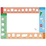 Schreibtischunterlage Kinder Körper und Formen lernen | Papier DIN A2 | XXL 25 Blatt Block zum Malen, Schreiben und Kritzeln | 1er, 2er und 3er Pack | Malunterlage Mädchen Jungen (DIN A2 | 1er Pack)