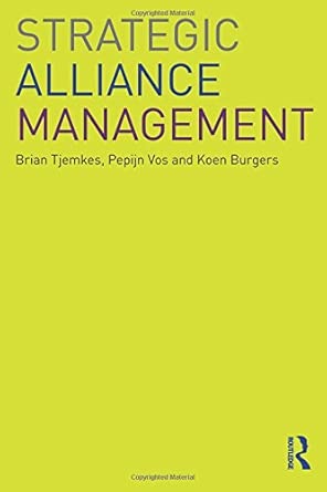 Strategic Alliance Management book cover