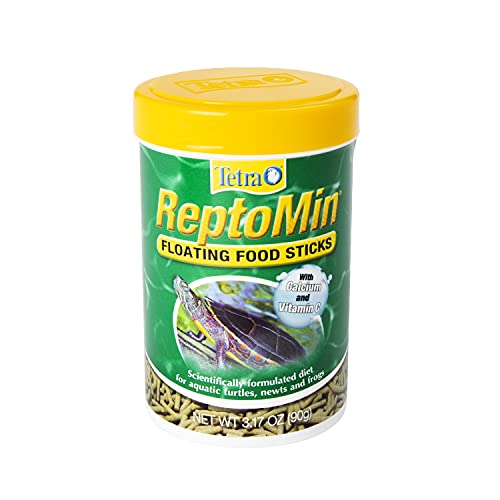 Tetra ReptoMin Floating Food Sticks 3.17 Ounces, For Aquatic Turtles, Newts And Frogs