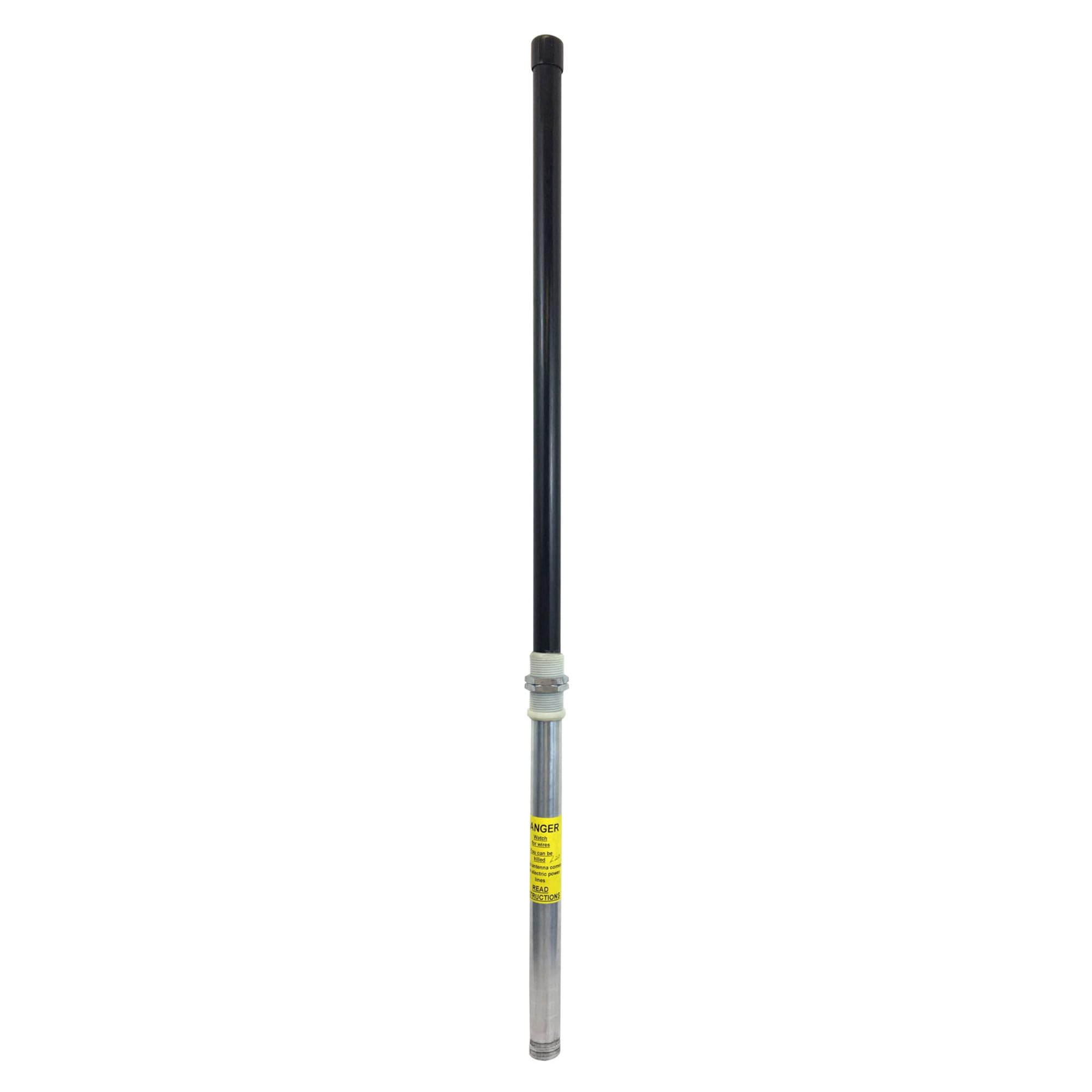 Procomm PT3 Deluxe Compact CB Base Station Antenna Tunable 3ft No Groundplane Needed, Black