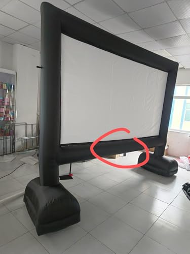 KAMUNING 124-inch Projector Screen, 4k 16:9 Anti-Crease Portable Washable Projector Backing Black Absorbs Light Movies Screens for Home Theater Backyard Indoor and Outdoor Camping