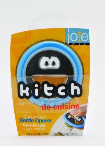 Jole Kitch Stainless Steel Happy Bottle Opener Blue