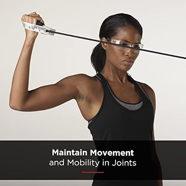 THERABAND Resistance Tubes, Professional Latex Elastic Tubing with Soft Handles For Physical Therapy, Lower Pilates, At-Home Workouts, and Rehab, 50 Inch, Black, Special Heavy, Advanced Level 1