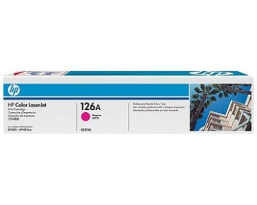 HP LaserJet CP 1025 COLOR (CE313 A) – Cartucho original de HP – Color Rojo/Magenta/aprox. 1.000 Páginas