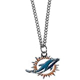 Siskiyou Sports NFL Miami Dolphins Chain Necklace Women's, One Size, Team Colors