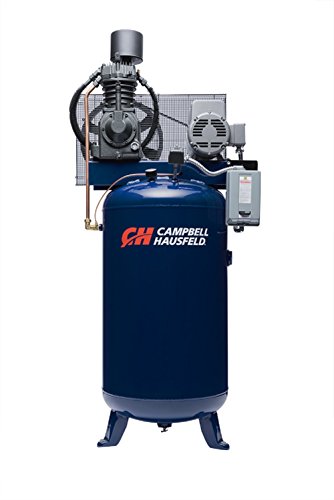 Campbell Hausfeld Air Compressor, 80 Gallon Vertical Two Stage 25Cfm 7.5Hp 208-230V 1Ph (Tf211201Aj) #TOP1