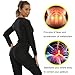 Vuirrm Sauna Sweat Suit for Women, Sauna Shirt for Women Long Sleeve Slimming Fat Burning Tummy Control Body Shapewear,S/M,Black