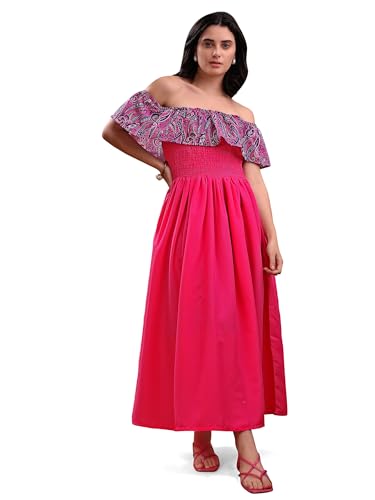 Image of PURVAJA Women's Cotton Dress(Floe-231-235)