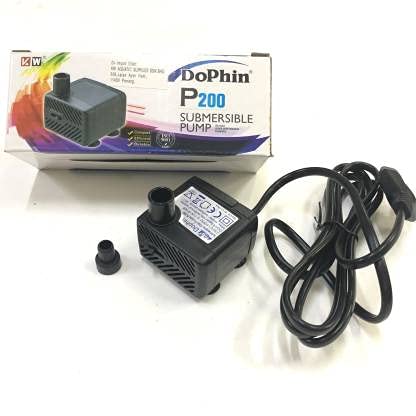 Dophin Multi Purpose Mini Aquarium Submersible Water Pump for Aquarium and Waterfall Decors Life Upto 1-2 Feet Hight Max (P-200 | 3.1 W | 300L/Hr) (B09GK8CF18) Amazon Price History, Amazon Price Tracker
