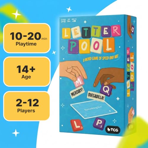 Letterpool: Juego de mesa para 2-12 jugadores adultos y familia miniatura 4