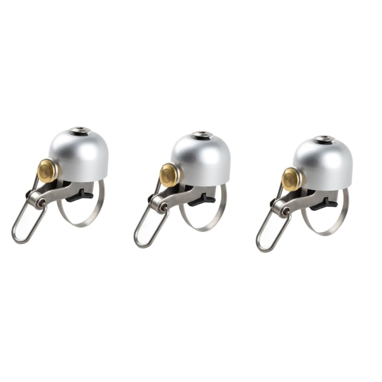 INOOMP 3 Pezzi Campanelli da Manubrio per Bicicletta Stile retrò Campanello Ultra Rumoroso in Metallo per Strada