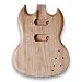 Unfinished Body For SG Guitar Okoume Wood Body