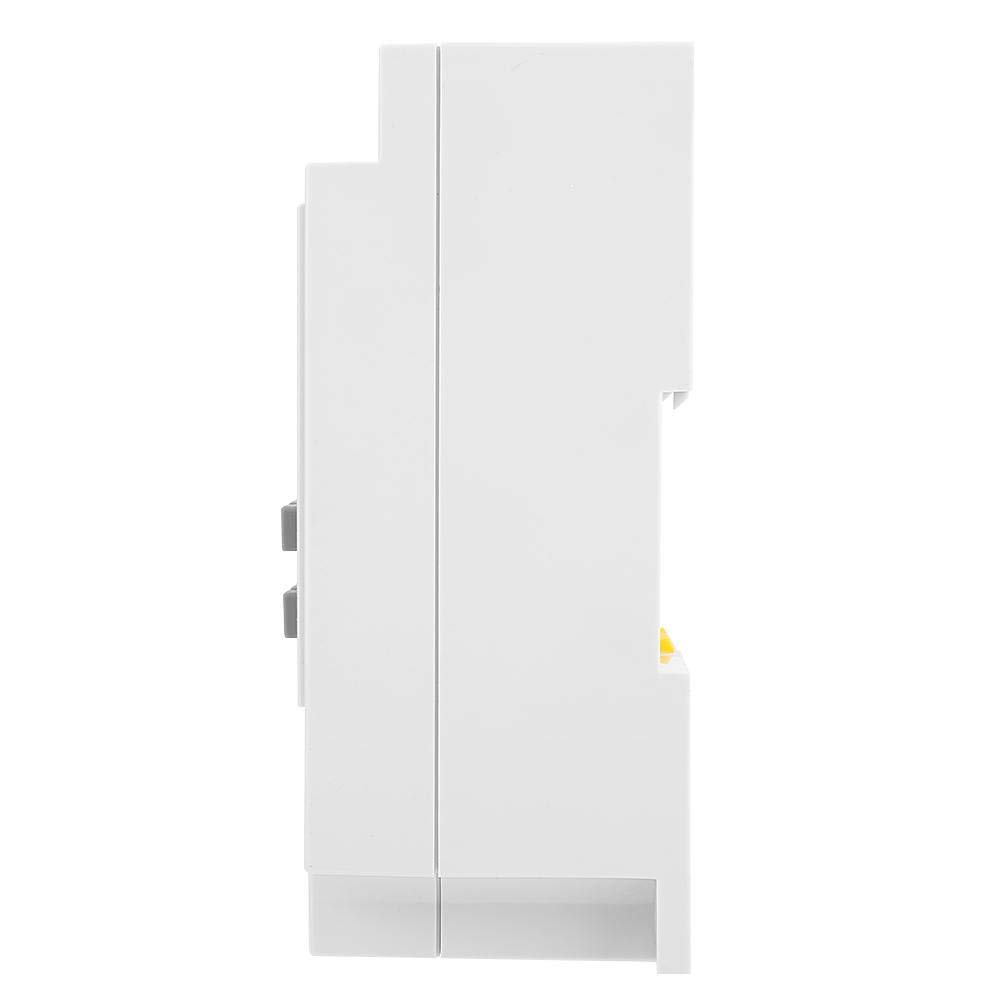 Interruttore Timer 3 Vie 380V Programmabile Settimanale ON/OFF con Relè Digitale, Interruttore Temporizzatore per Luci e Motori Trifase, 16A 4kW, Batteria Integrata, Guida DIN