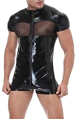 Short Mesh Patchwork Black