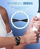 MoKo Strap Compatible with Garmin Vivoactive 4S/Venu 4 41mm/3S/2S/Forerunner 265S/255S/255S Music/Vivomove 3S, 18mm Soft Silicone Replacement Watch Band Sport Wristband, Black - Image 5