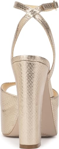 Jessica Simpson Women's Lirio Platform Sandal, Champagne, 93
