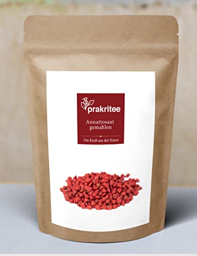 Annattosaat gemahlen 250g Annatto Samen Annatto gemahlen Annattosaat gemahlen Nachhaltig angebaut Cover