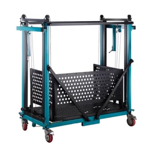 Mobile Scaffolding Platform Electric Elevator Climbing Tower with Remote Control for Indoor and Outdoor Use, Lifts up to 2M Height