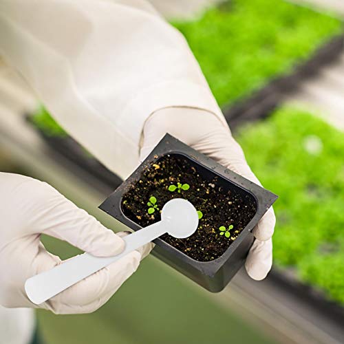 POPETPOP 100 Stks Mini Plastic Schepjes Maatlepels Lab Kleine Lepels Met Lange Steel Voor Poeders - Image 3