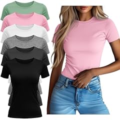 Mint Green, Light Pink, White, Light Mixed Gray, Dark Gray, Black