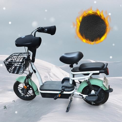 Manoplas de moto resistentes al viento impermeables cubiertas manillar invierno 3