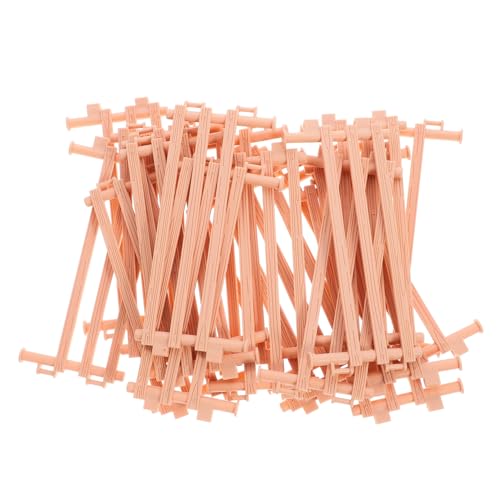 Kisangel 20 Pièces Jouets De Parc Clôture en Plastique Clôture De Jardin Accessoires pour Micro-aménagement Paysager Modèle De Clôture De Ferme Clôture Miniature De Jardin Mini-clôture PVC