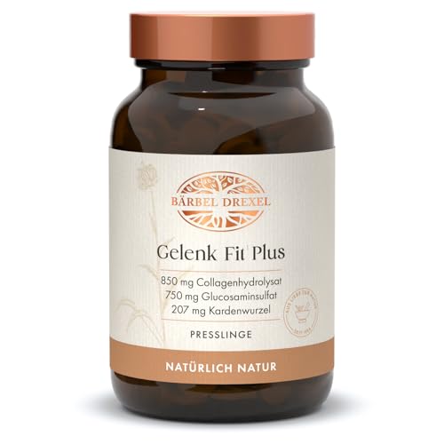 Gelenk Tabletten Hochdosiert (192 Stk) Naturheilkunde Weihrauch Teufelskralle Karde Collagen Hyaluronsäure Gelenk Fit Plus BÄRBEL DREXEL® …