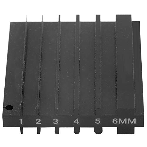 Hapivida Leather Craft Skiving Tool, Steel Wide Shovel Cutting Edge Beveller 6mm Square Groove Chamfering for Leather Repair Crafting Accessories