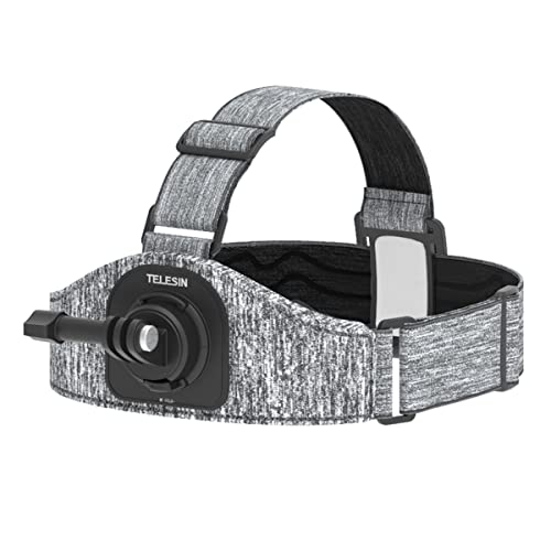 AuyKoo Support de Bandeau réglable Support de Caméra pour GoPro Hero 11 10 9 8 7 6 5 Black, Insta 360, DJI Osmo et la Plupart des caméras d'action Cover