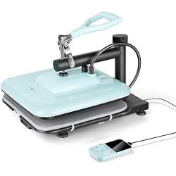 HTVRONT Heat Press Machine 15x15 - Swing Away Shirt Press for Sublimation | 1500W Rapid EvenHeating, Adjustable pressure knob and auto shutoff for safe professional quality results