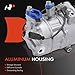A-Premium Air Conditioner AC Compressor with Clutch Compatible with Audi A4 Quattro 2016-2016, Q5 2013-2017, S4 2013-2016, S5 2013-2017, SQ5 2014-2017, 3.0L