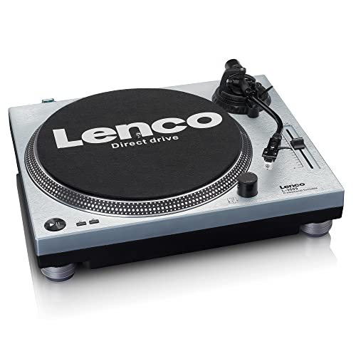 Lenco L-3809 Platine Vinyle – Platine DJ Direct Drive – USB – Préampli – 33 et 45 RPM – MMC – RCA – Sortie Ligne – Bleu Métallisé - Les Beatles, Paul McCartney, John Lennon, RIngo Starr, George Harrison Lenco L-3809 Platine Vinyle - Platine DJ Direct Drive - USB - Préampli - 33 et 45 RPM - MMC - RCA - Sortie Ligne - Bleu Métallisé – Image 5