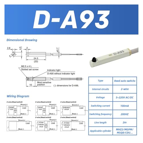 Sensor magnético D-M9P para automatizar maquinaria de embalaje industrial y cilindros 2