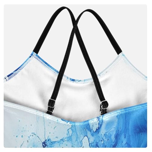 CaTaKu Girls One Piece Swimsuits Ink Splash Liquid Toddler Bathing Suit for Girls Kids Swimwear 3-10Y4