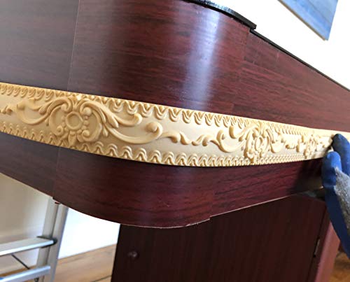 Flextrim - Royal Crest Design: 1/4" Thick X 1-7/16" Wide And 8 Feet Long (96") Flexible Molding (Amzfl1716) #TOP5
