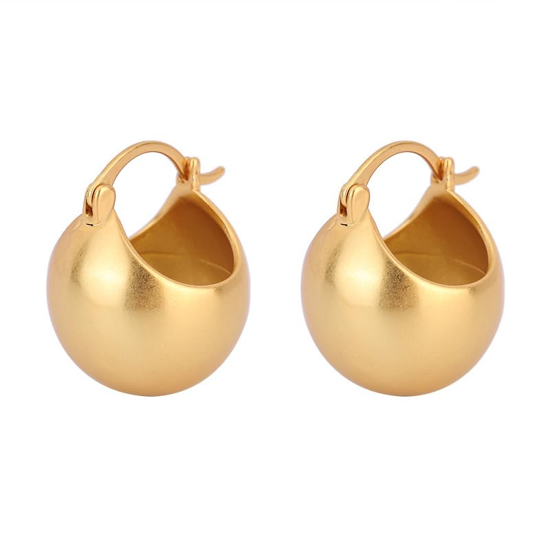 Pristinely gorgeous Classy Moon Shape Hoop Earring For Women & Girls-image-3