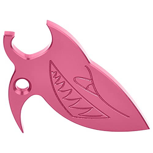 BeerShark - Shotgun Tool, Bottle Opener Keychain and Beer Can Opener, Pink, Made in the USA